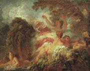 Jean Honore Fragonard The Bathers a oil painting